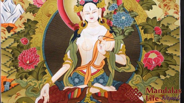 White Tara Thangka Art