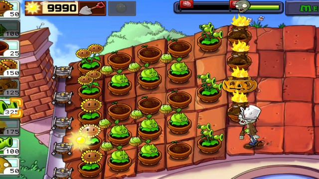 PLANTS VS ZOMBIES - ROOF 5-2