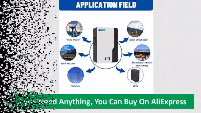 EASUN 100Ah 200Ah LiFePO4 Battery Solar Inverter