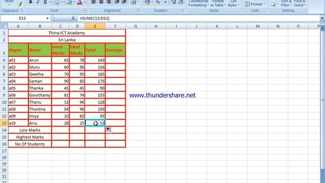 Excel Class 5