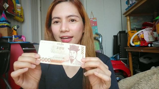 KOREAN MONEY AND ITS CONVERSION TO PHILIPPINE PESO.