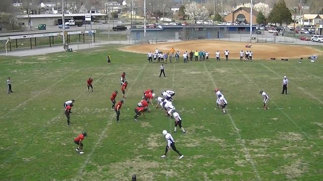 The East Tennessee Spartan defense vs the East Tennessee Pirates.