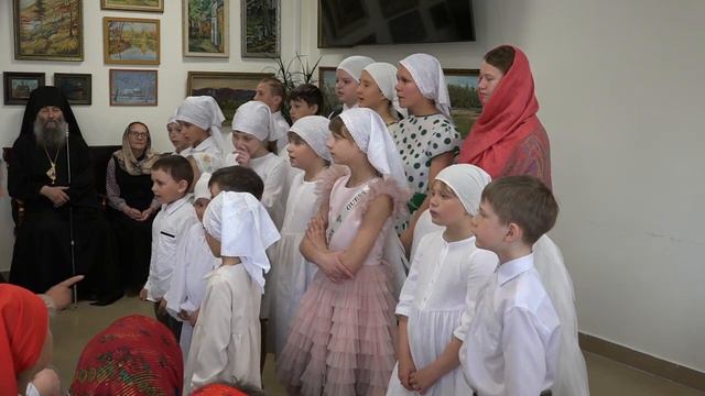 Выступление воскресной школы храма Рождества Христова г.  Арсеньева