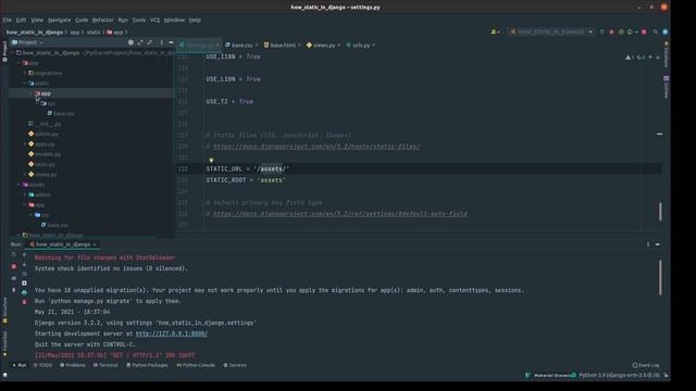 Django Static Files | Статические файлы в Django #1