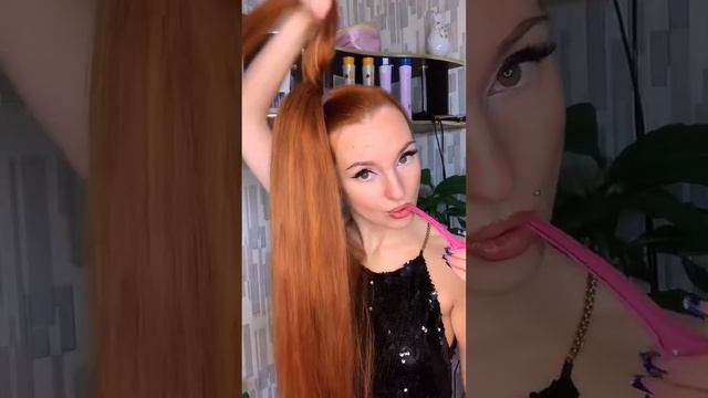 Новогодняя прическа - Дождик для волос