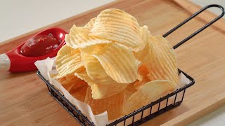 Супер простые картофельные чипсы! (Идеальный способ 👌)