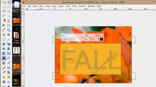 How to Put Pictures in Text With GIMP : Digital Imaging Help