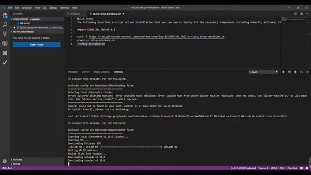 Kubernetes quick setup