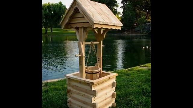 Цікаві ідеї декоративних криниць своїми руками