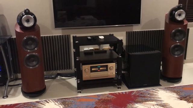E 800 Accuphase 50W class A ?? BW 803 d3  500w ??  DAC 50 Accuphase  ??