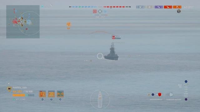 World of Warships: Izumo VIII линкор Япония