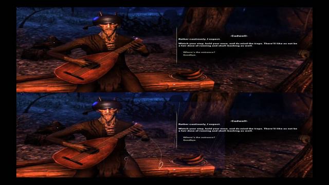 The Elder Scrolls Online Beta 1080p TriDef 3D Cinemizer OLED HMD + head tracking