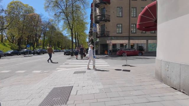 Швеция, Стокгольм 4K - Пешеходная экскурсия в мае 2024 года