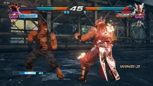 TEKKEN 7 Akuma Fireball Counter