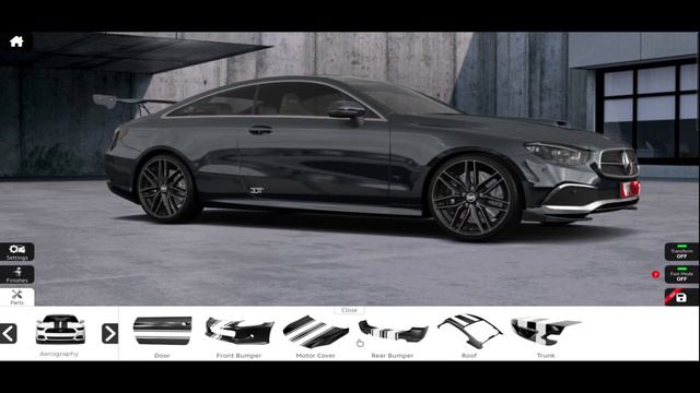 customizing Mercedes E-Class 2021 to 2022