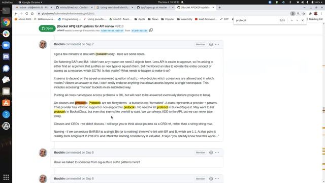 Kubernetes SIG Storage - Object Bucket API Design Meeting 20211104