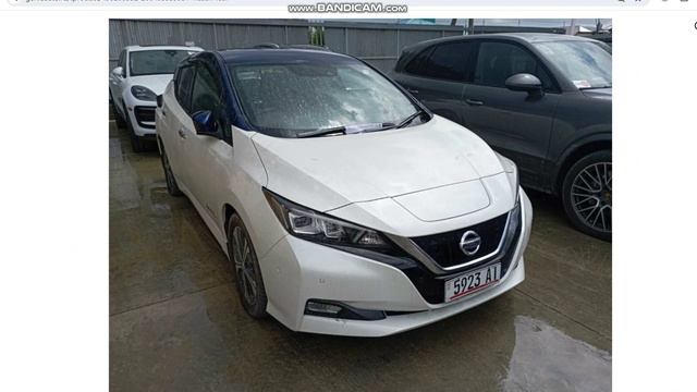 Nissan leaf утопленник за 4 балла с поддельным аукционником