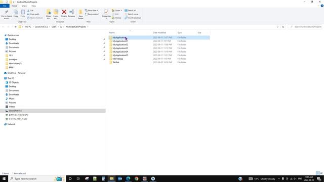 Android studio how to delete a project
