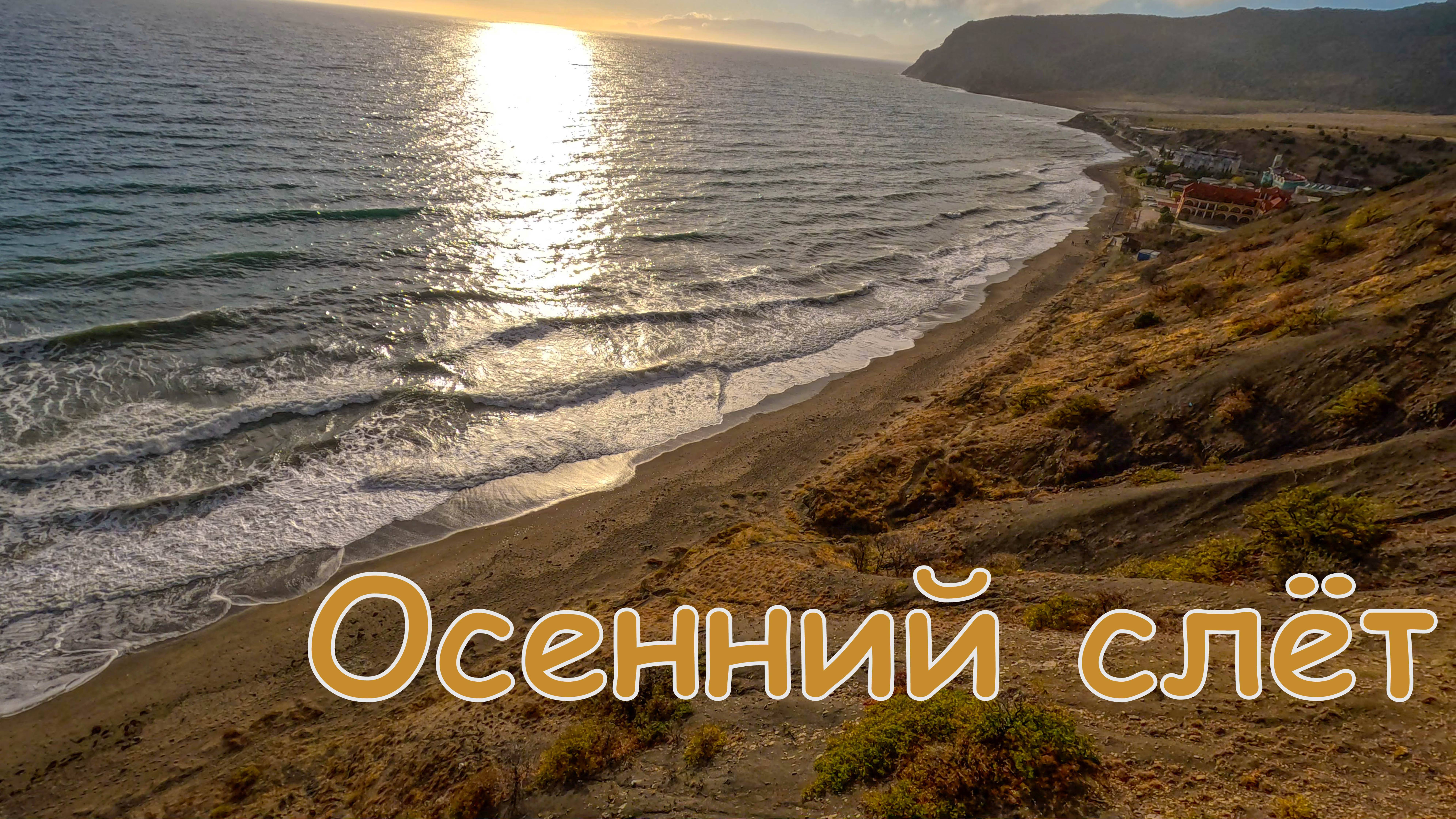 Слётел на пляж