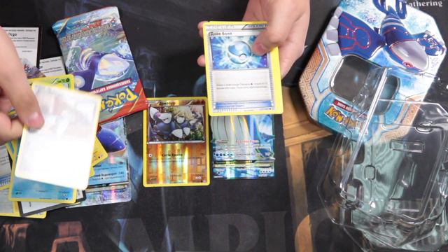 [Немагия] Pokemon Tin Box Кайогр распаковка Покемонов ККИ wincondition opening Kyogre