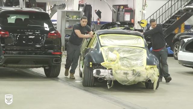 Most Insane Paint Job EVER! Step-by-Step Process on the AMMO Porsche 964