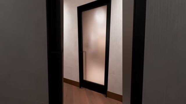 Дверь в стиле loft в душевую
