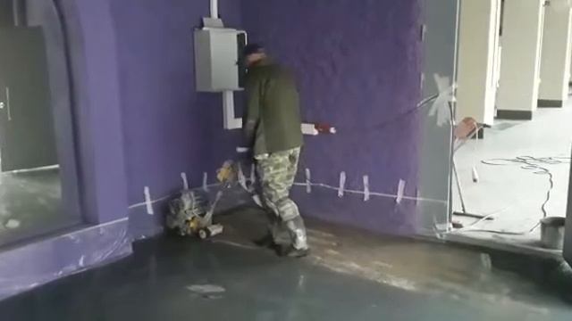 Фрезеровка бетонного пола 9