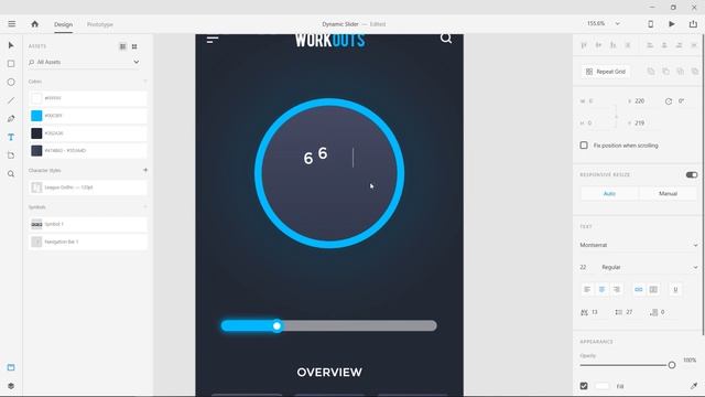 Dynamic Sider Animation (UI design & Prototype) - Adobe XD tutorial [2019]