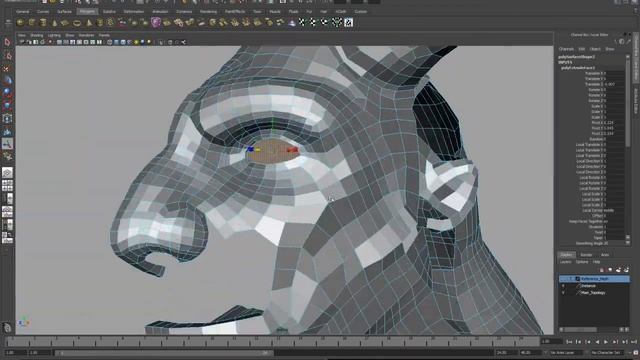 Ogre Zbrush sketch sculpt from a single Zsphere! PART 4 - RETOPOLOGY continued