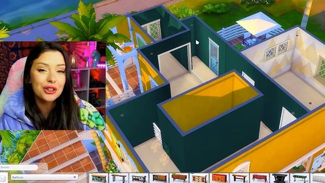 Trying Kate Emerald's NEW Platform Shell Challenge in The Sims 4 // Sims 4 Build Challenge