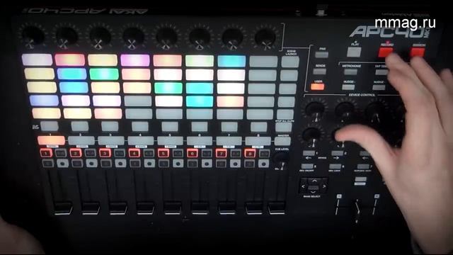 mmag.ru: AKAI APC40 mk2 - новый миди-контроллер для Ableton Live
