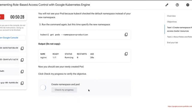 Implementing Role Based Access Control with Google Kubernetes Engine