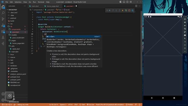 Designing and Coding a Social Media Post App from Scratch | From Figma to Flutter