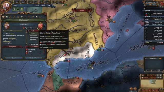 Europa Universalis 4 - Castile - Tutorial for Beginners! 4 - Preparing for War