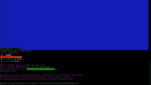 FreeBSD XEN live migration: FreeBSD guest (via CBSD)
