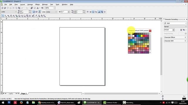 Bab. 3 Tutorial corel draw basic - mengenal Toolbar, toolBox, Color Pallet dan cara menyusunnya