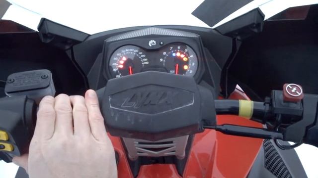 Starting Lynx Snowmobile