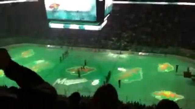 Starting lineups Minnesota Wild home game Excel Energy Center