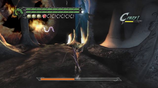 Devil May Cry 3: Final boss, no weapons.