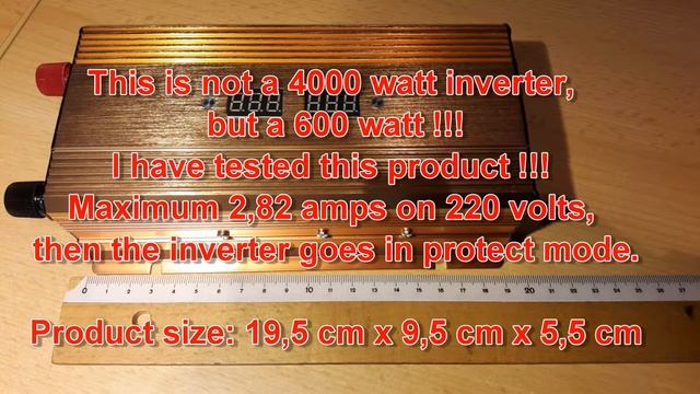 4000W Solar Power Inverter Car Inverter DC12V