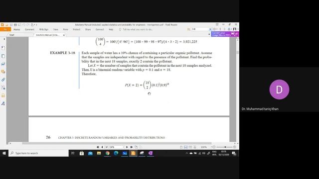 Discreet distribution & Continuous dist. | Lect. 1 | Applied Statistics & Probability for Engineers