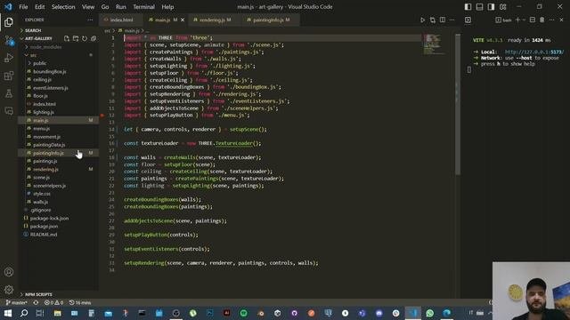Three.js Tutorial for Beginners: Build a 3D Art Gallery From Scratch - Part 5