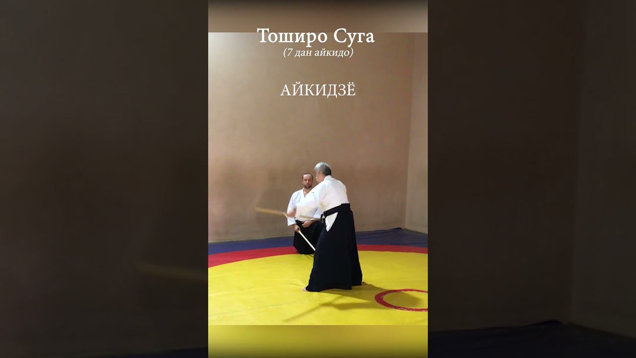 Тоширо Суга с дзё #shorts #aikido #jo #айкидо#toshirosuga #дзё #Тоширосуга #daiwado #дайвадо