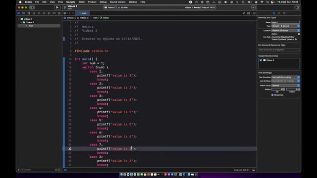 Switch-Case EASY C++ PROJECT #2