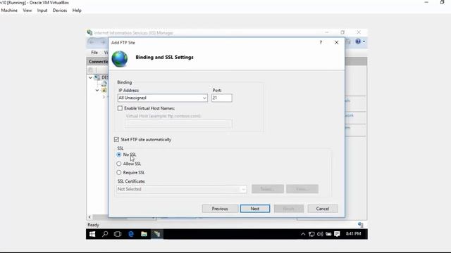 How To Setup Local FTP in Windows10
