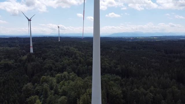 Windmills - wind turbines - Ambient Nature Relaxation, sleep, meditation music 30 min