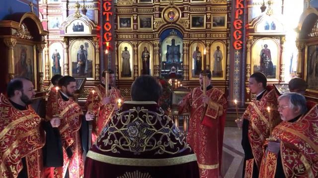 Георгиевский храм престольный праздник 2020. Всенощное бдение