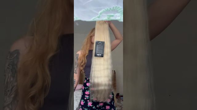 Волосы на заколках натуральные75 см  . Индия 🇮🇳 #hair #blonde