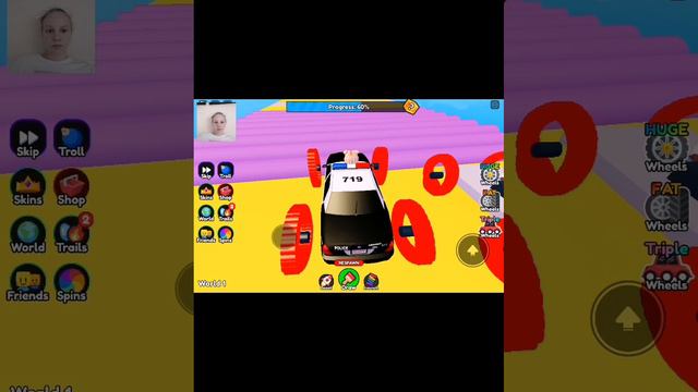 играю в игру Нарисуй колёса в роблокс