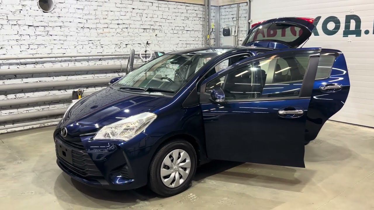 Проверка Toyota Vitz из Японии 2018 года с пробегом 52000км